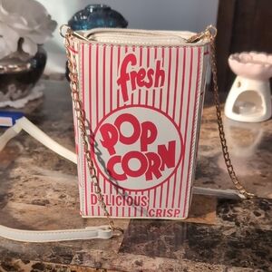 Popcorn Box Design Crossbody Bag